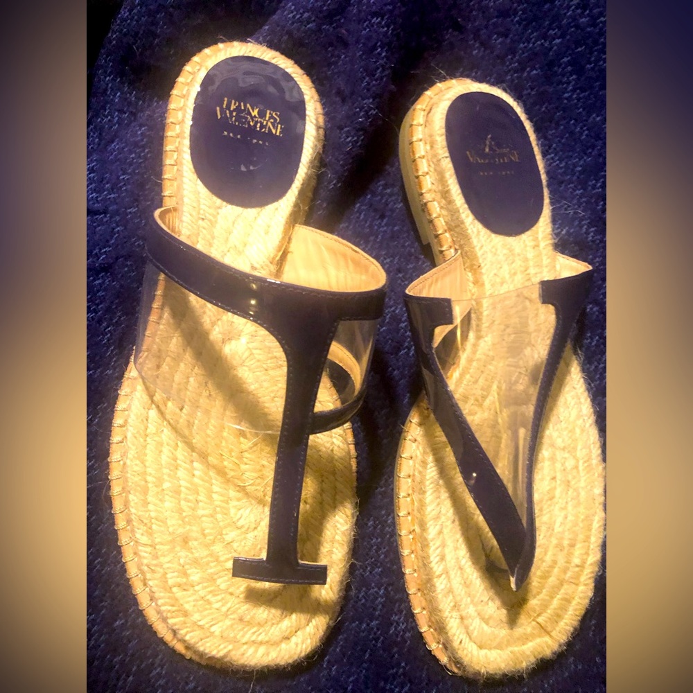 NWOT Kate Spade’s Frances Valentine, her last label, 6, patent leather sandals.